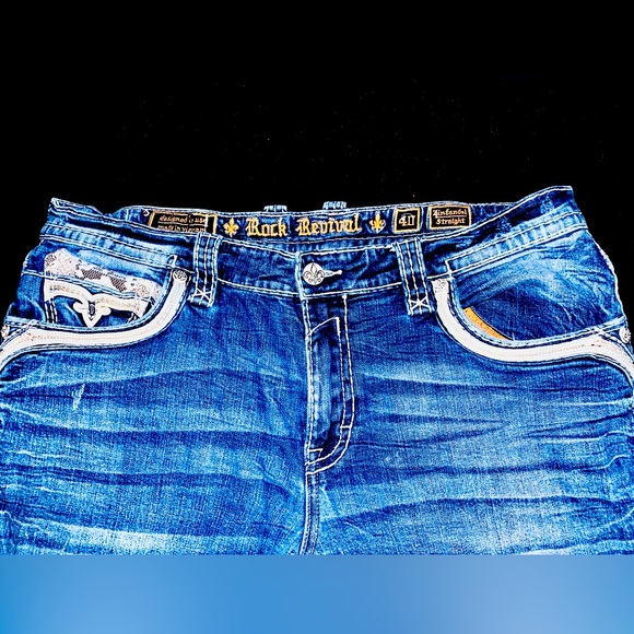 Men’s Rock Revival Jeans. Size 40 waist. - Picture 5 of 7